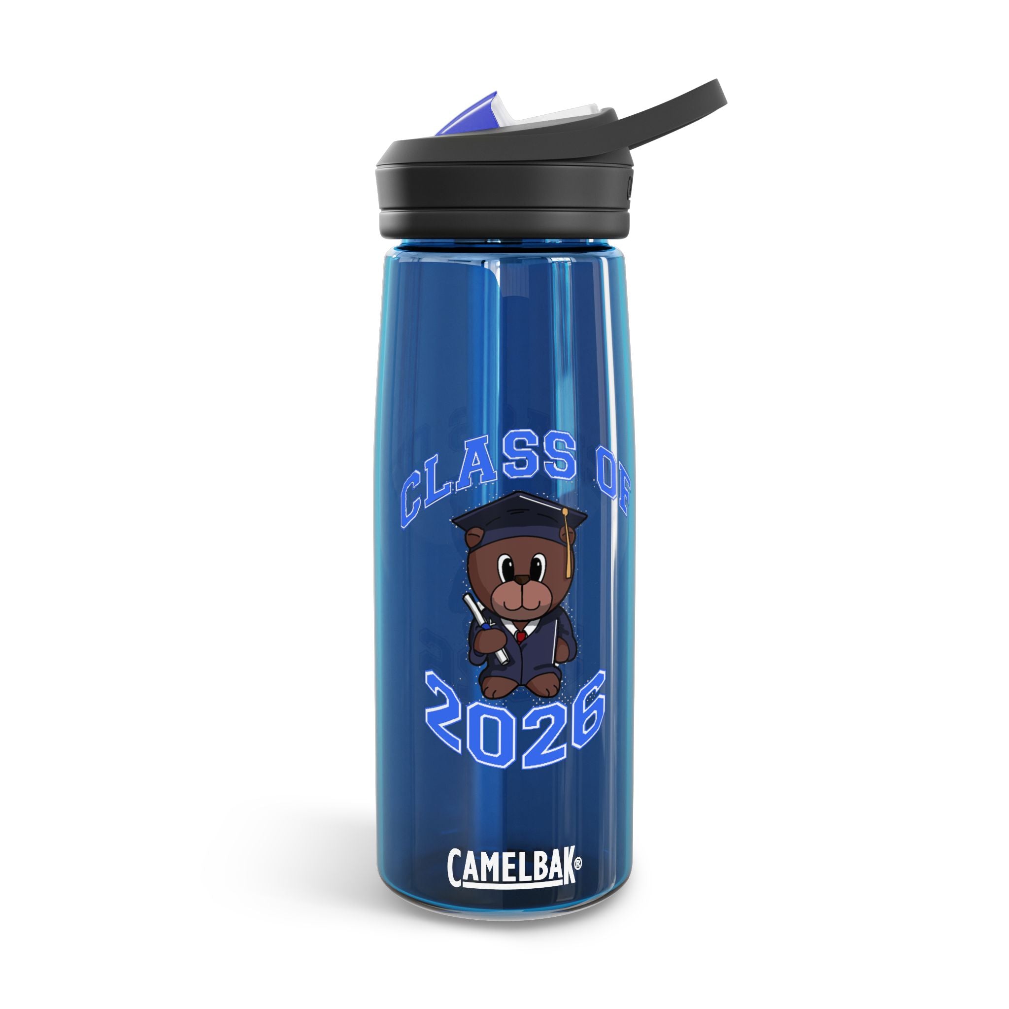 Class of 2026 Graduation Bear Design Water Bottle