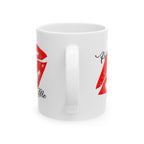 "Put Your Lips On Me" Ceramic Mug – Red Lip Print Coffee Cup (11oz & 15oz) - 314 Originals