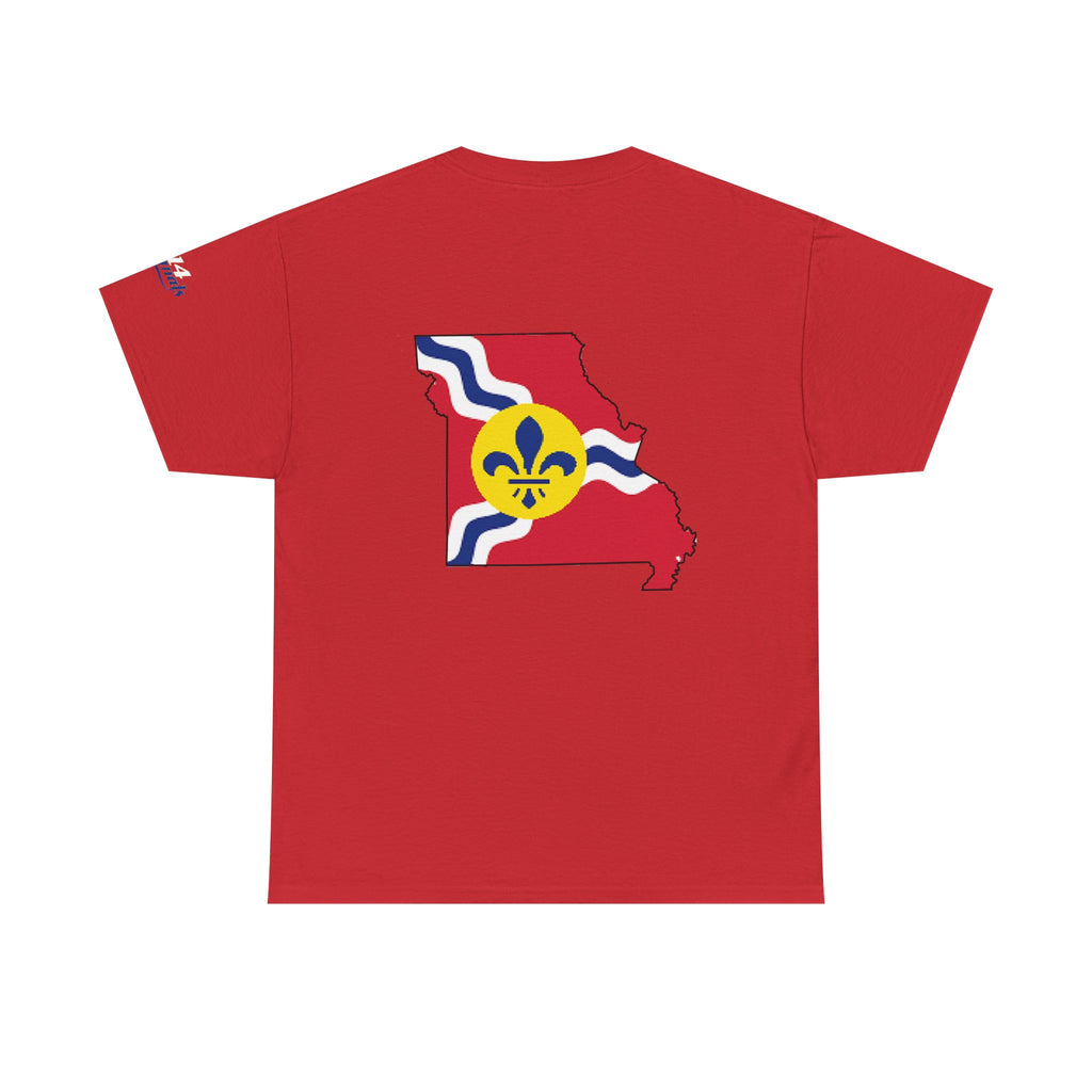 Proud Missouri Flag T-Shirt — "From the Lou and I’m... PROUD" - 314 Originals