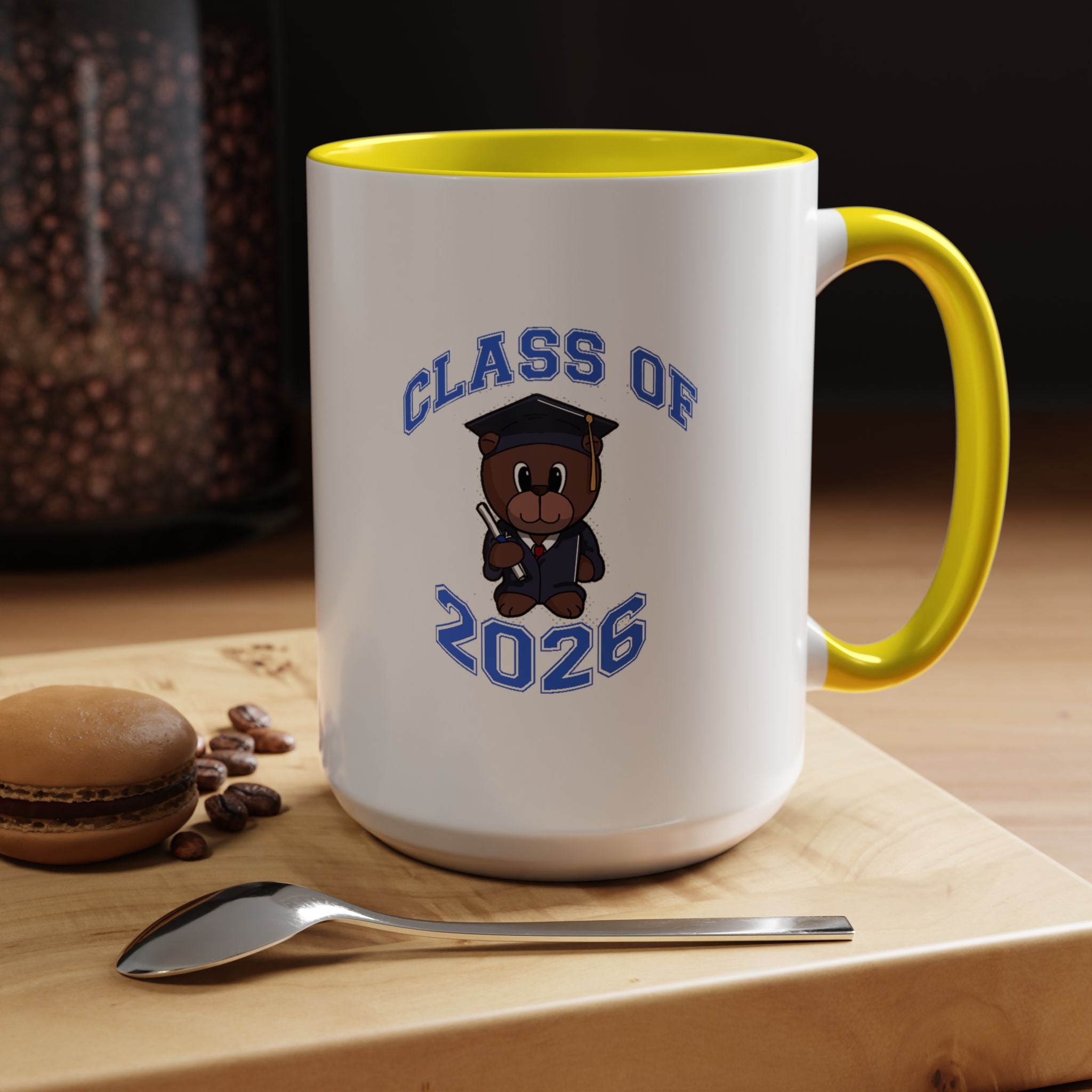 Graduation 2026 Accent Coffee Mug — Class of 2026 Grad Gift