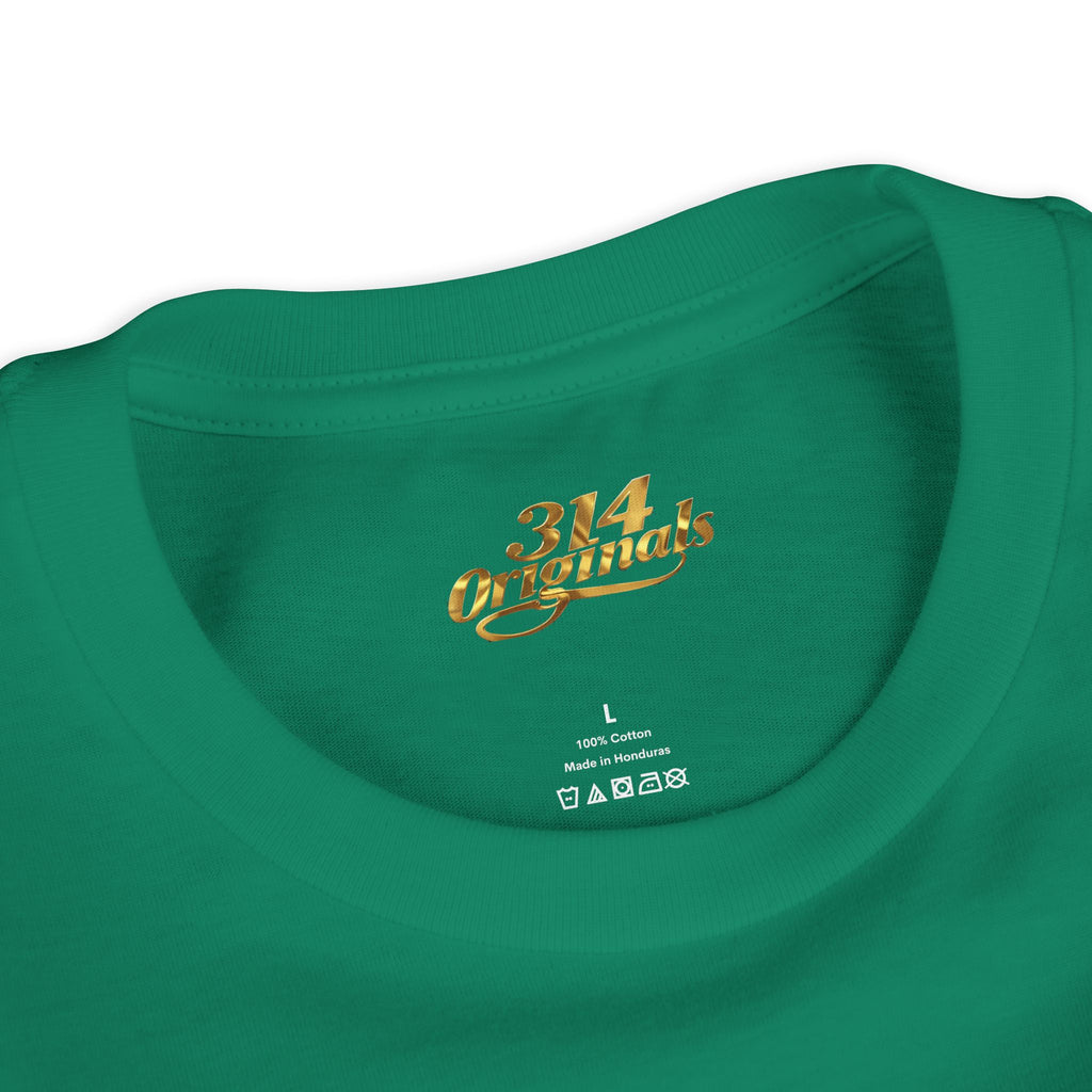 Girl's "Favorite Kid" Retro Yellow & Green Graphic T-Shirt