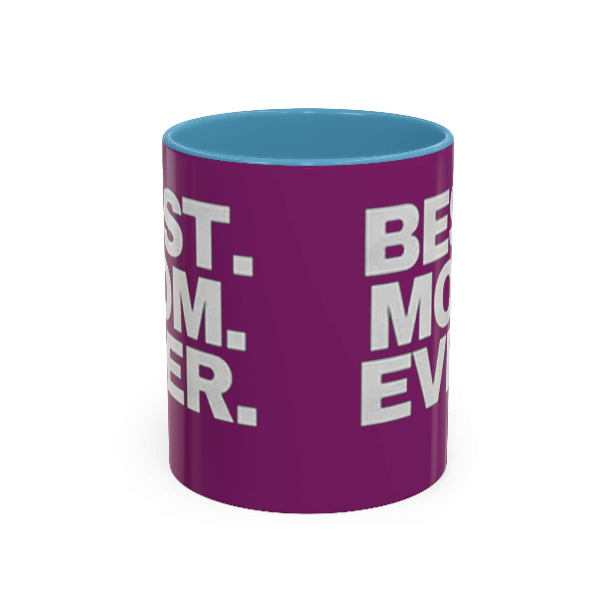 Best. Mom. Ever. Purple Accent Coffee Mug Printify Mug  314 Originals
