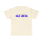 Tell It Like It Is Podcast — Bold Statement Graphic T‑Shirt ("No Scripts… No Filters… No Bullsh*t") Printify T-Shirt  314 Originals