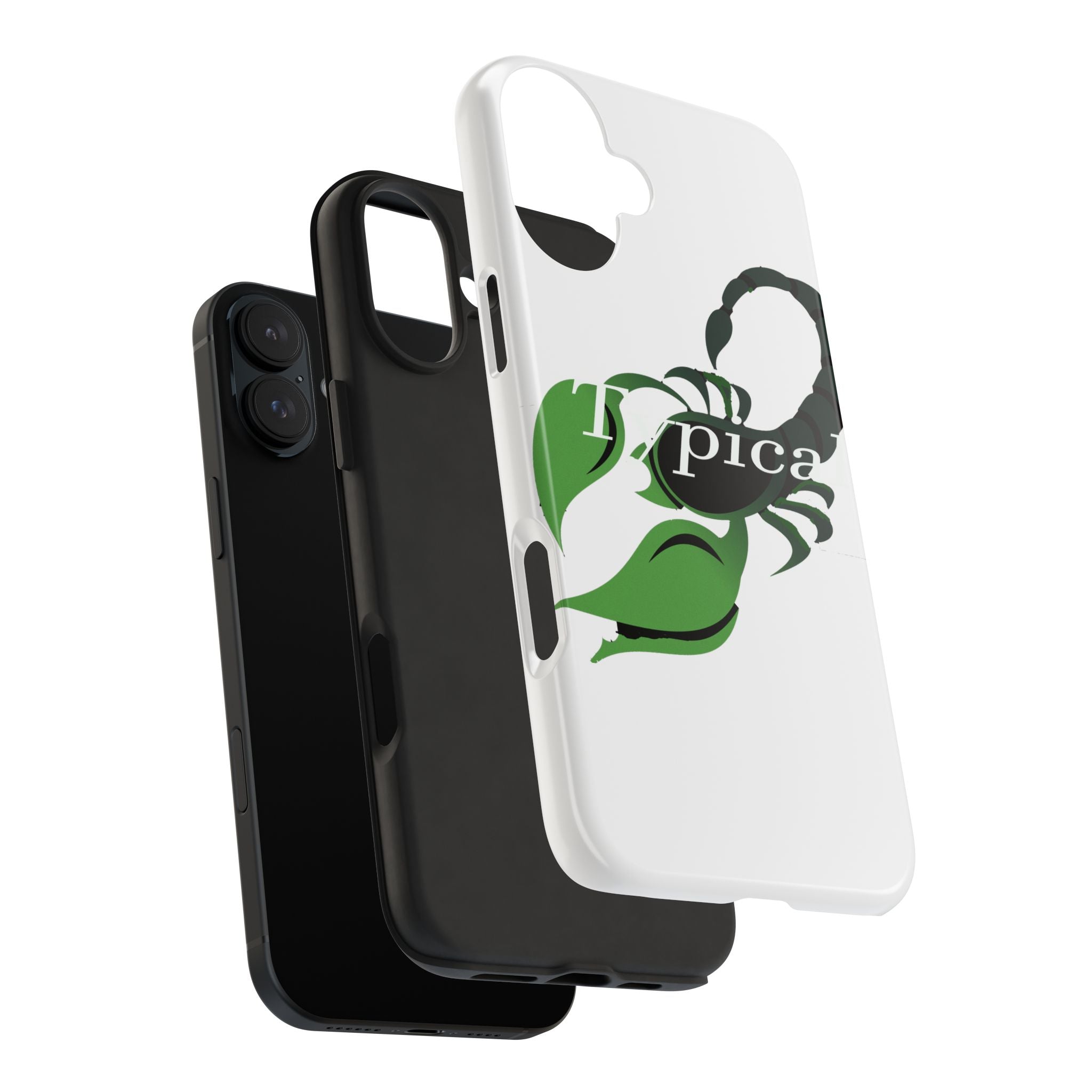 Scorpio Zodiac Tough Phone Case — Green Scorpion "Typical" Design Printify Phone Case  314 Originals