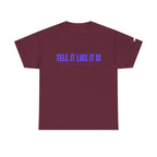 Tell It Like It Is Podcast — Bold Statement Graphic T‑Shirt ("No Scripts… No Filters… No Bullsh*t") Printify T-Shirt  314 Originals