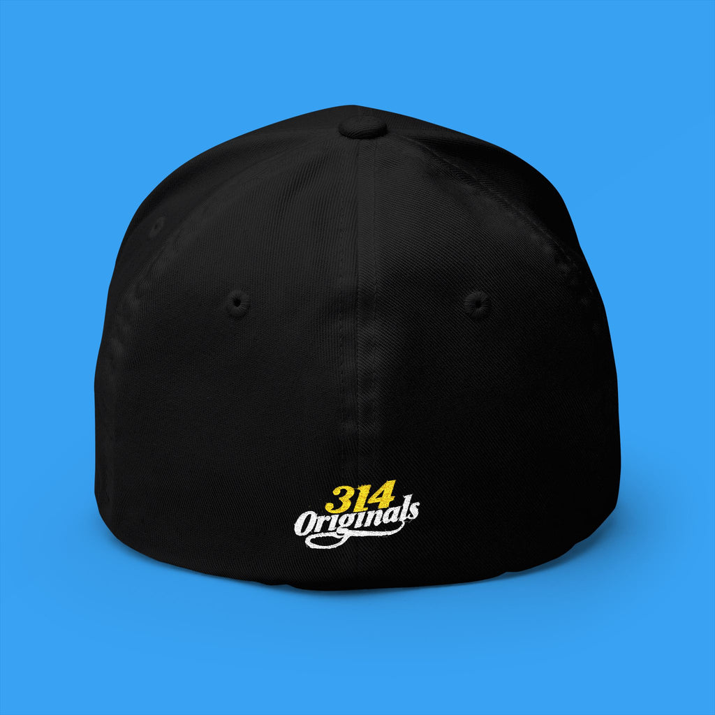 King's Gear Embroidered Crown Script Cap — 314 Original Closed-Back Structured Hat - 314 Originals