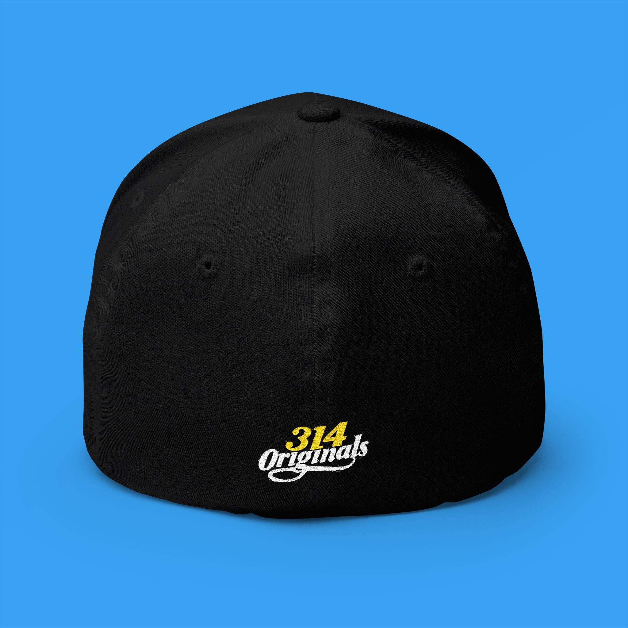 King's Gear Embroidered Crown Script Cap — 314 Original Closed-Back Structured Hat - 314 Originals
