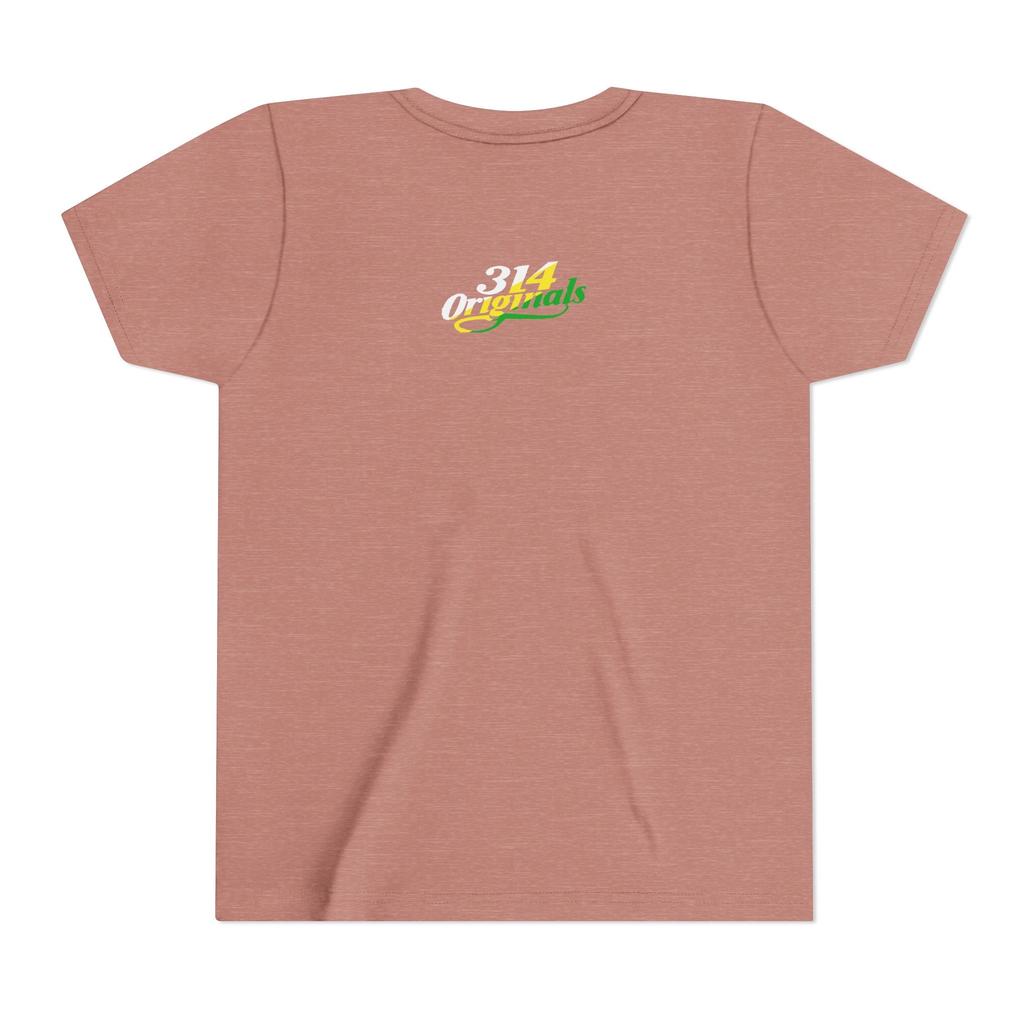 Girl's "Favorite Kid" Retro Yellow & Green Graphic T-Shirt