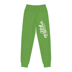 Green Youth Joggers with 314 Originals Side Graphic — Kids Athletic Sweatpants - 314 Originals