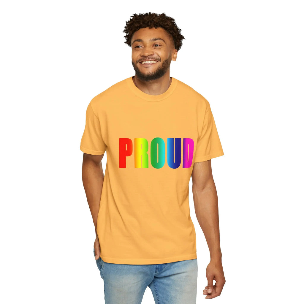 PROUD Garment-Dyed T-shirt Printify