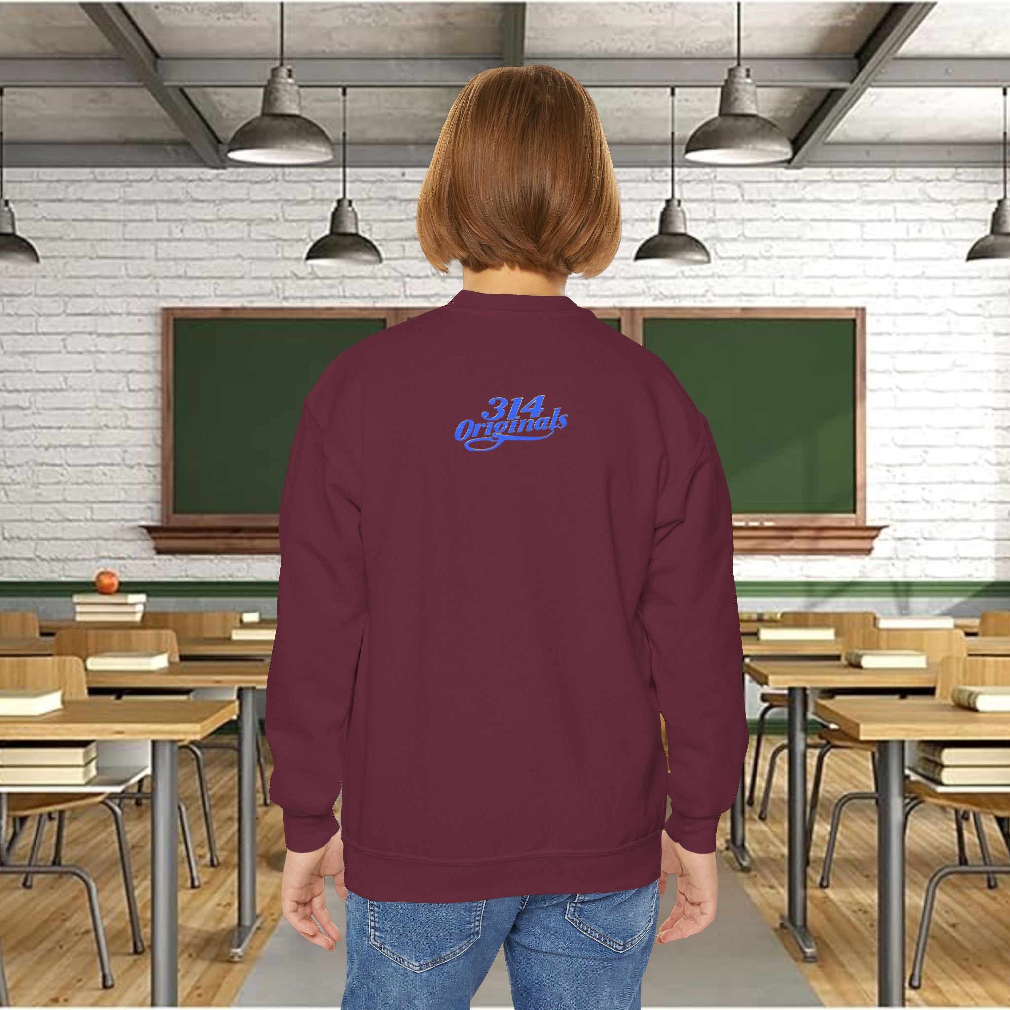 Class of 2026 Youth Crewneck Sweatshirt – Graduation Bear Design
