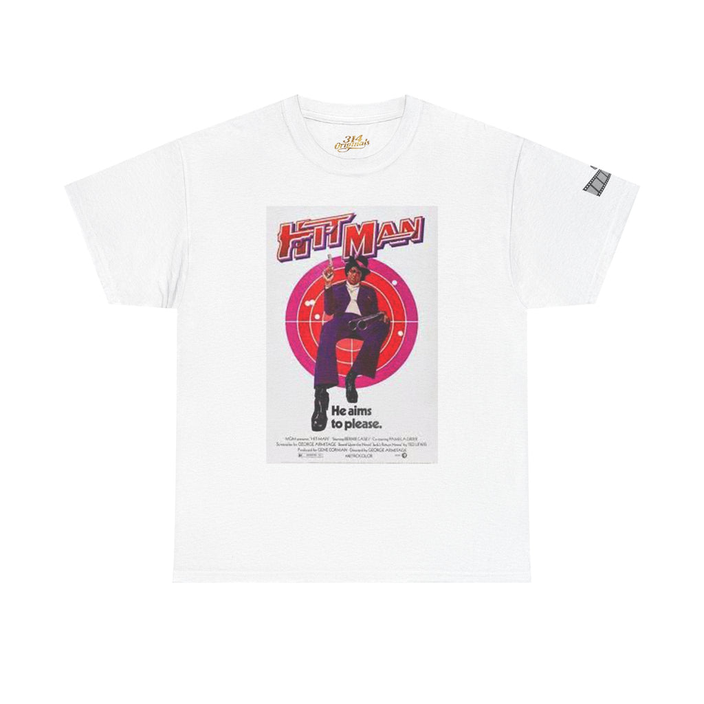 'Hit Man' Movie Poster Design (He aims to please) Printify T-Shirt  314 Originals