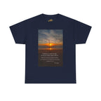 Sunset Beach Quote T‑Shirt — Inspirational Ocean Sunrise Tee - 314 Originals