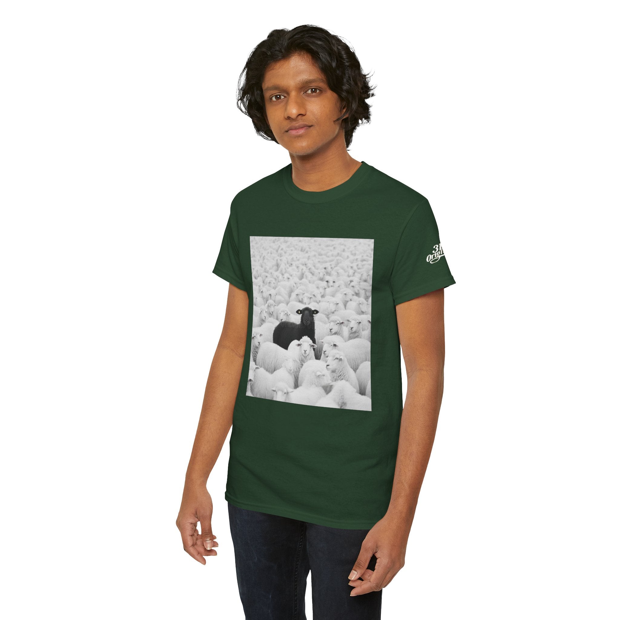 Black Sheep T-Shirt — Funny Contrast Sheep Graphic Tee