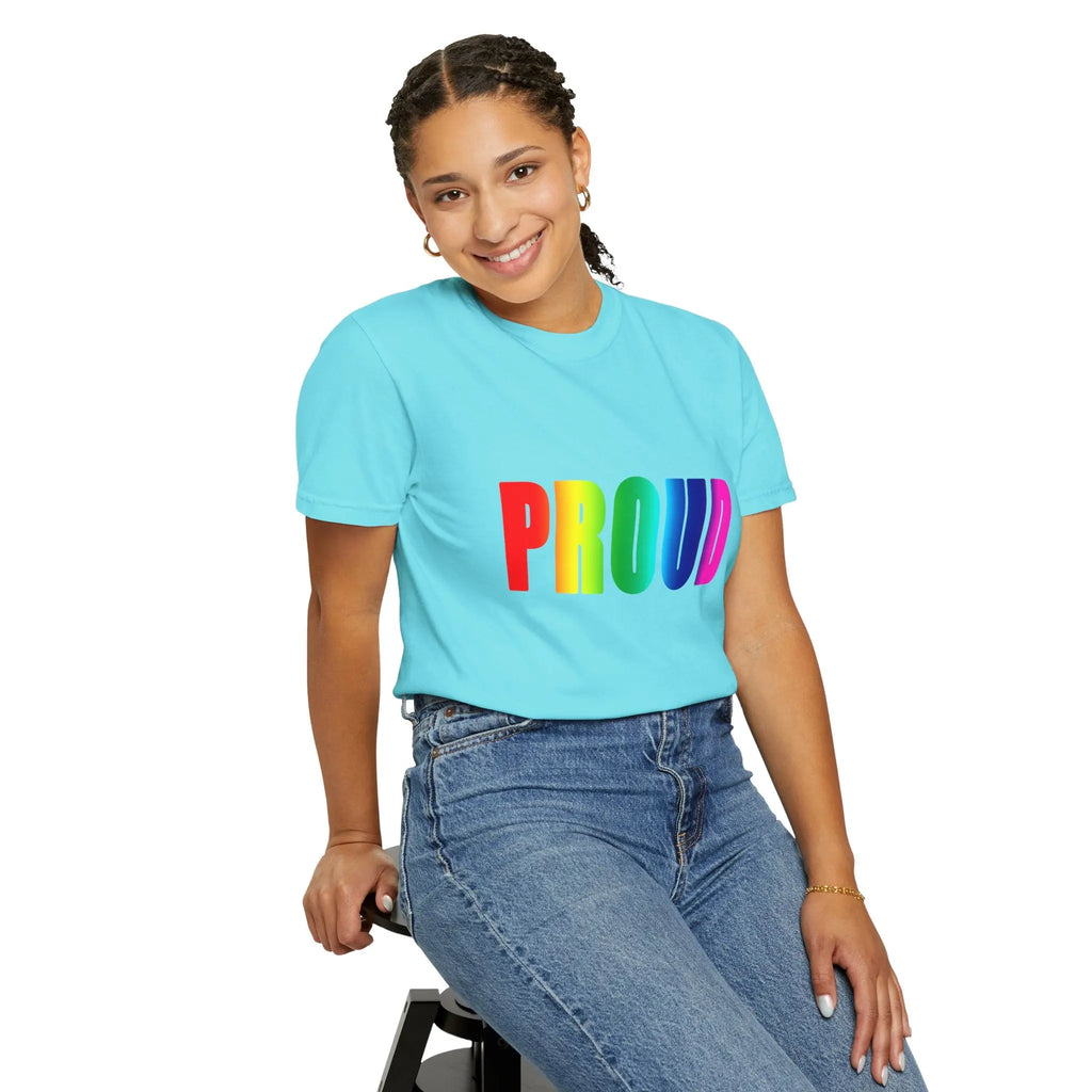 PROUD Garment-Dyed T-shirt Printify