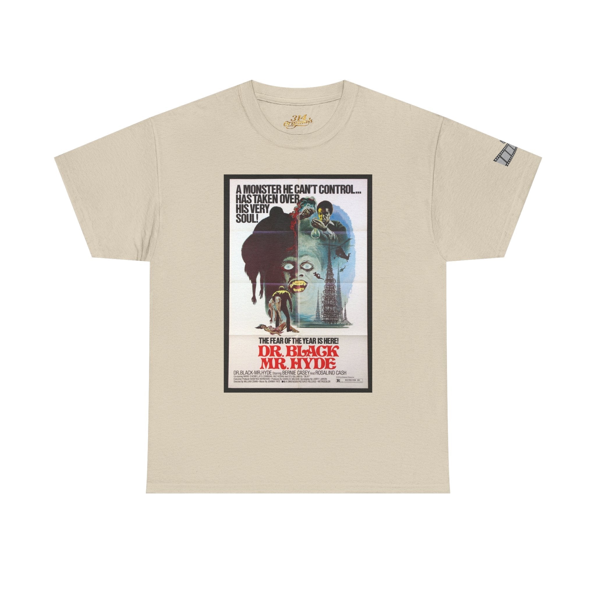 Dr. Jekyll & Mr. Hyde Vintage Movie Poster T-Shirt Printify T-Shirt  314 Originals