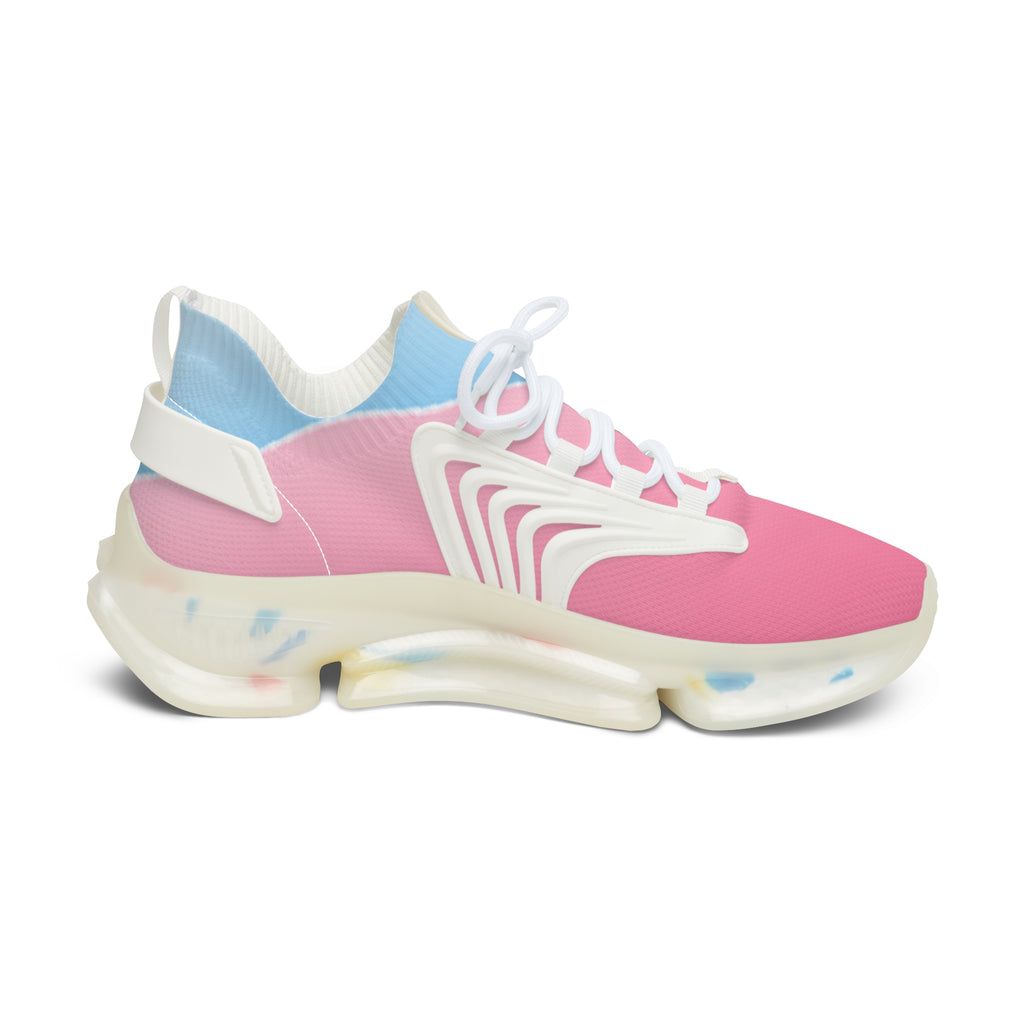 Women's Mesh Sneakers — Pastel Pink & Blue Lightweight Athletic Shoes - 314 Originals