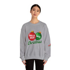 Christmas Sweatshirt "Balls Deep Into Christmas" Holiday Crewneck Printify