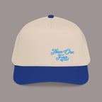 Blue Mid Profile Baseball Cap — 314 Embroidered Logo Printify Hats  314 Originals