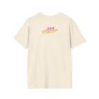 Queen Q Crown T‑Shirt — Pink & Gold Heart Logo Tee