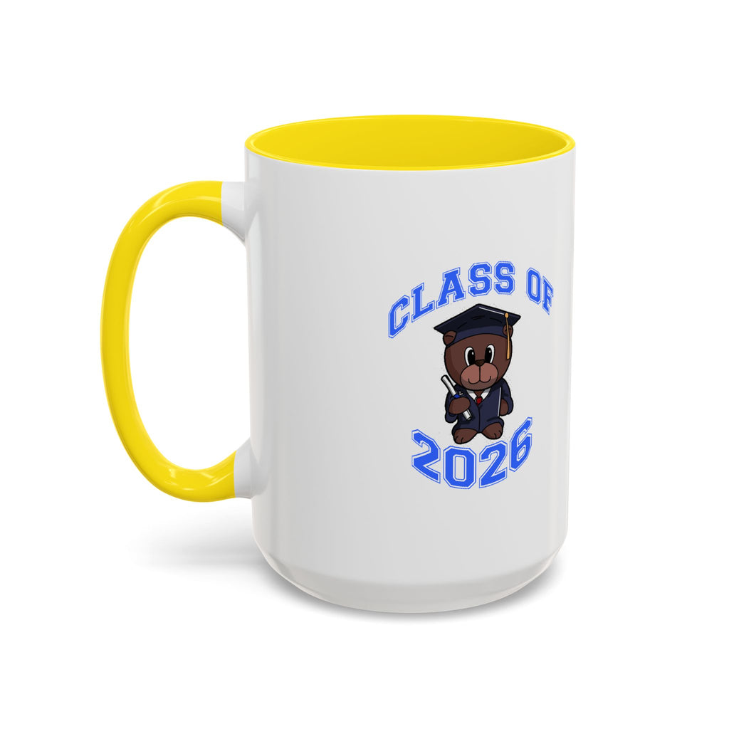 Graduation 2026 Accent Coffee Mug — Class of 2026 Grad Gift