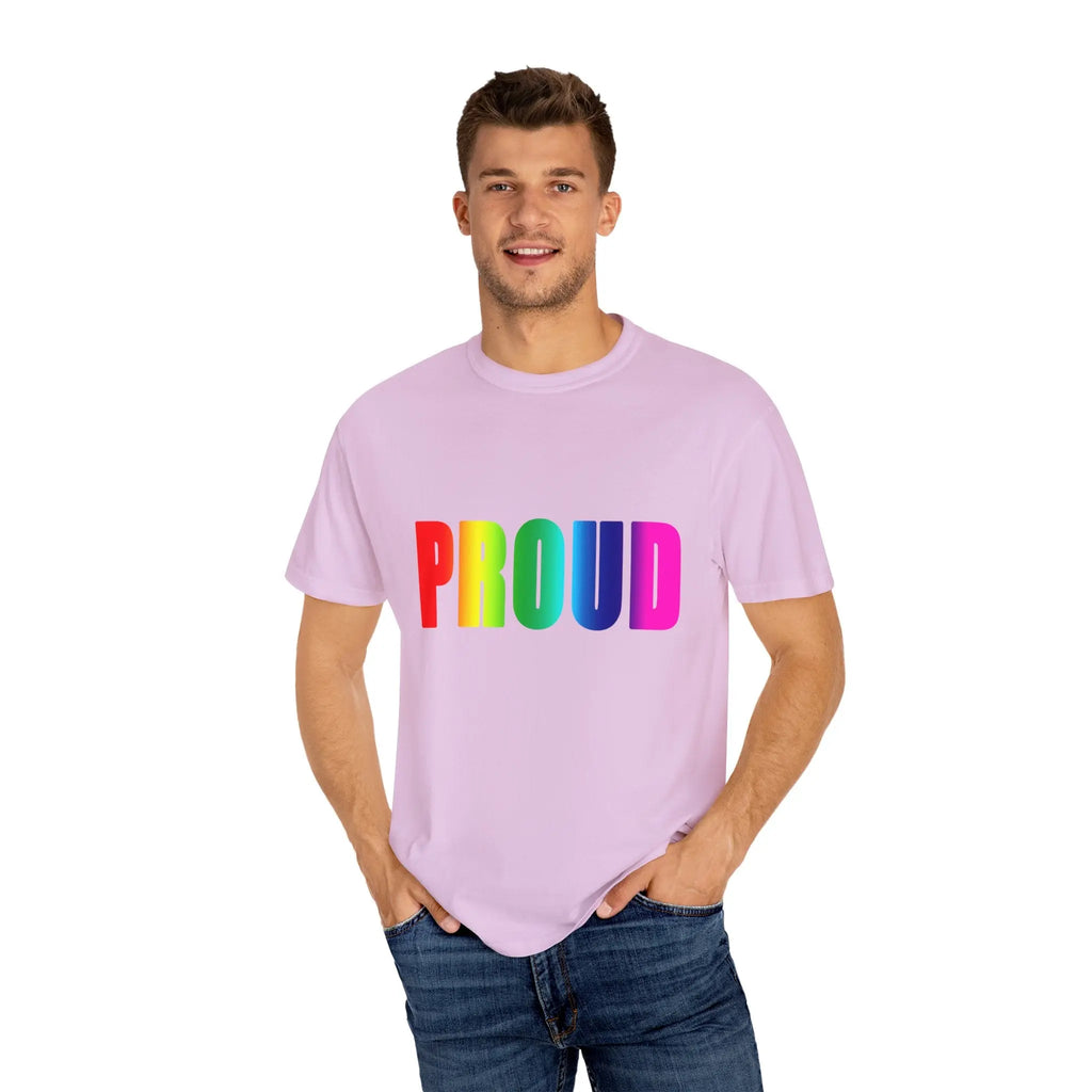 PROUD Garment-Dyed T-shirt Printify