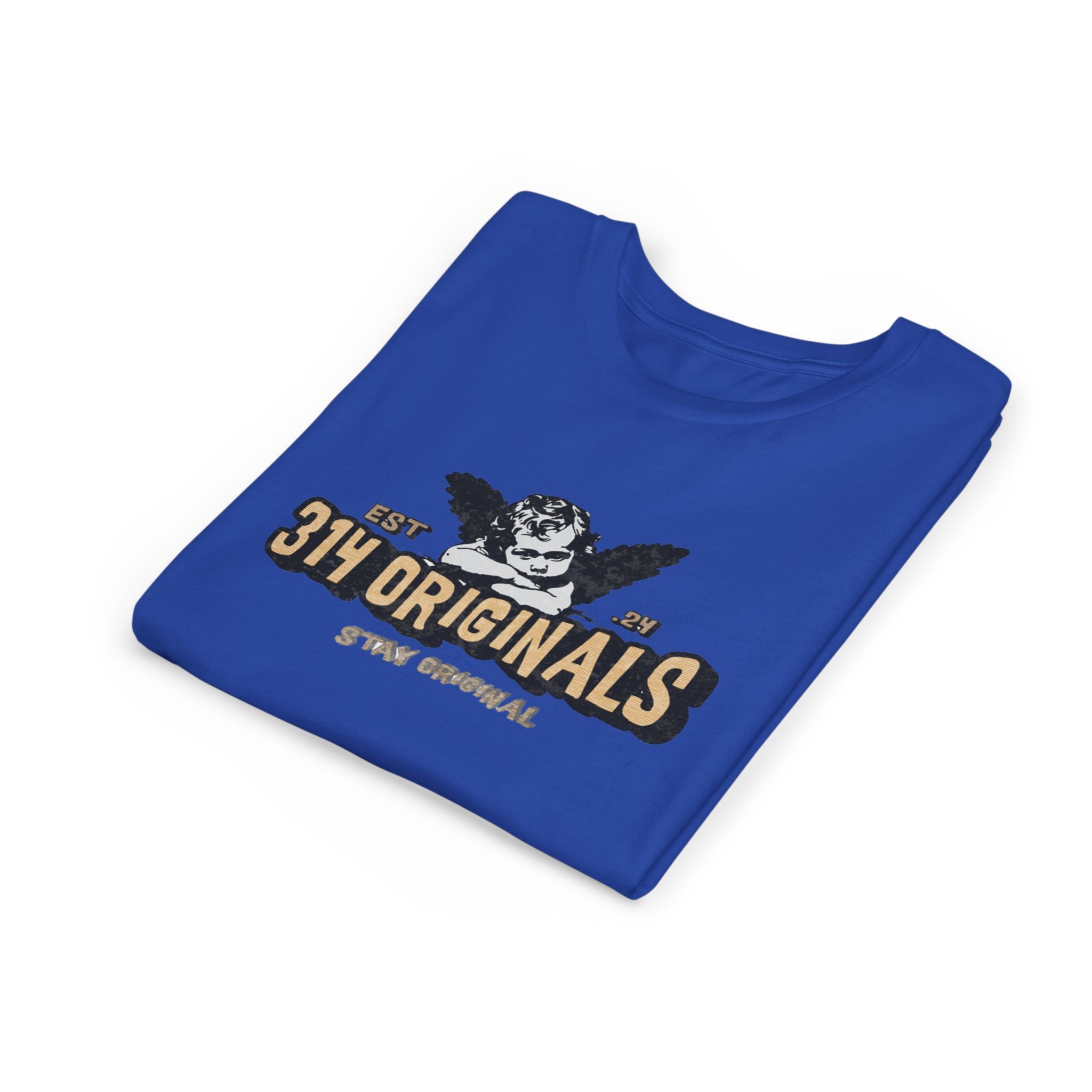 314 Originals Youth Tee - Vintage Cherub Graphic Kids T-Shirt Printify Kids clothes  314 Originals