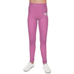 Light Pink 314 Script Kids' Printed Leggings - 314 Originals