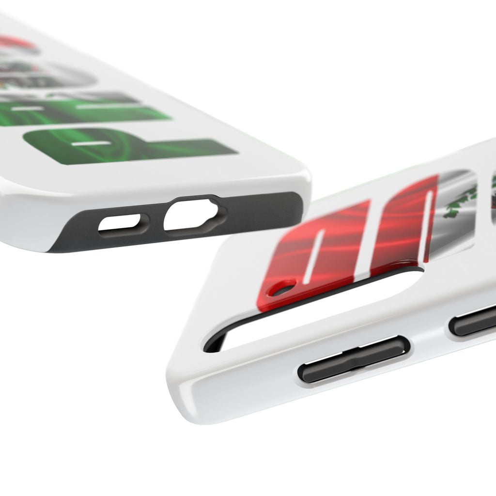 Mexico Pride Tough Phone Case — Mexican Flag Vertical 'PRIDE' Design Printify Phone Case  314 Originals