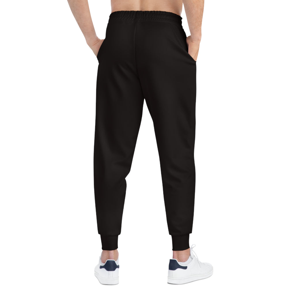 Black 314 Originals Athletic Joggers – Retro Script Logo Sweatpants