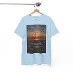 Sunset Beach Quote T‑Shirt — Inspirational Ocean Sunrise Tee - 314 Originals