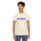 Tell It Like It Is Podcast — Bold Statement Graphic T‑Shirt ("No Scripts… No Filters… No Bullsh*t") Printify T-Shirt  314 Originals