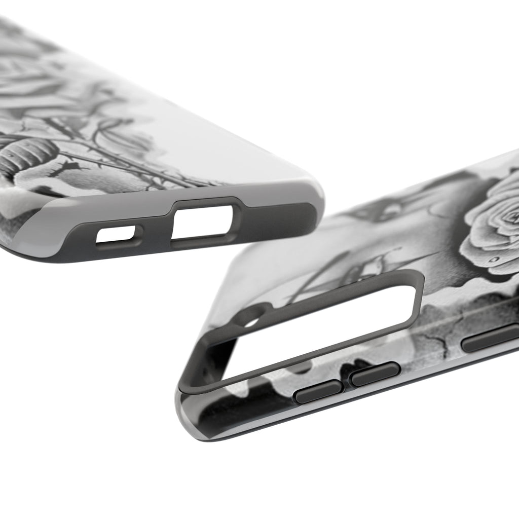 Noir Clown Face with Rose Shockproof Phone Cover - 314 Originals