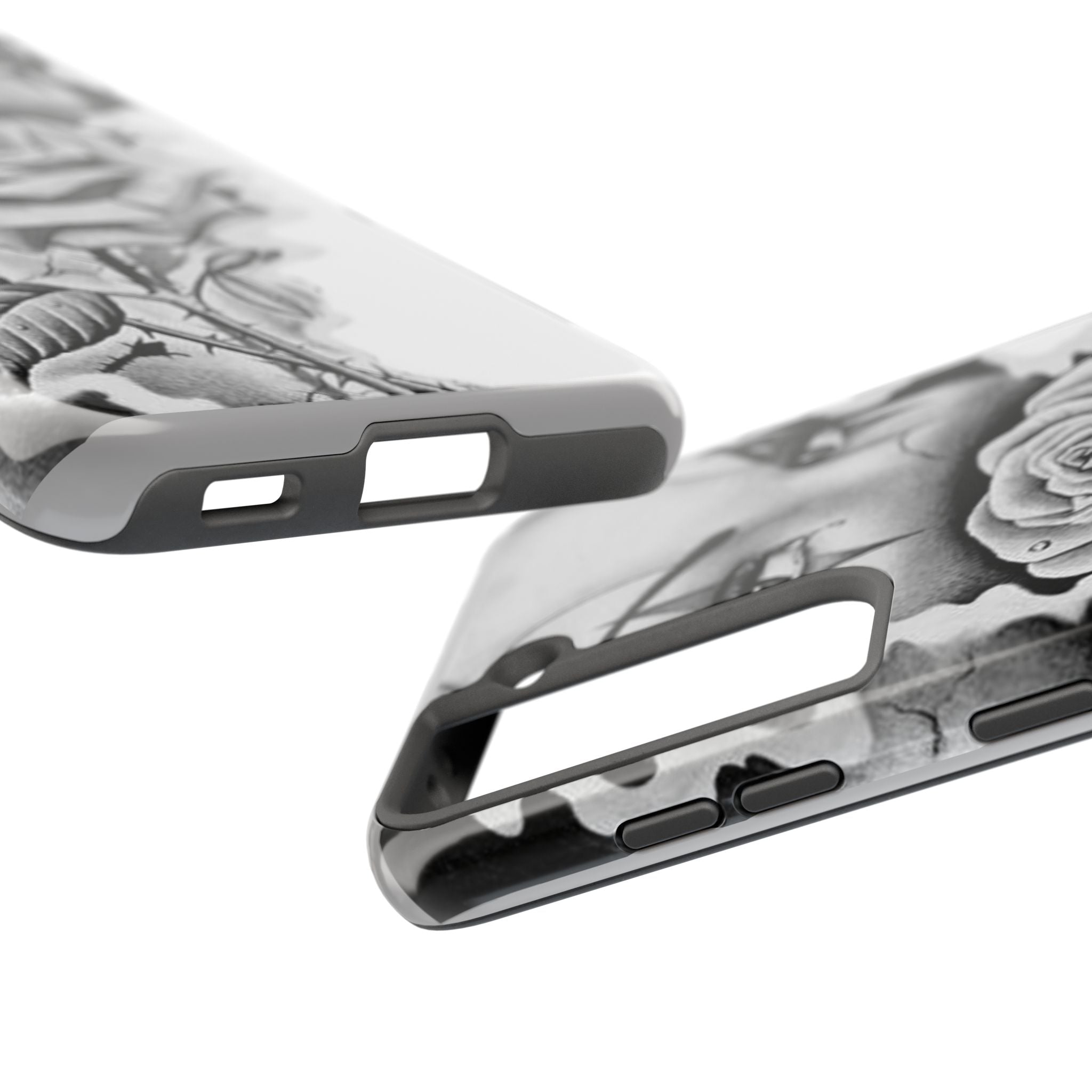 Noir Clown Face with Rose Shockproof Phone Cover - 314 Originals