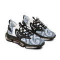 Gray Paisley Mesh Running Sneakers