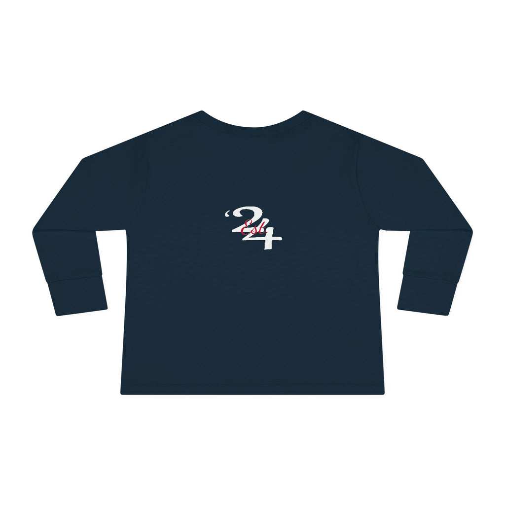Toddler Long Sleeve Tee — "314 Originals" Retro Script Kids Shirt - 314 Originals
