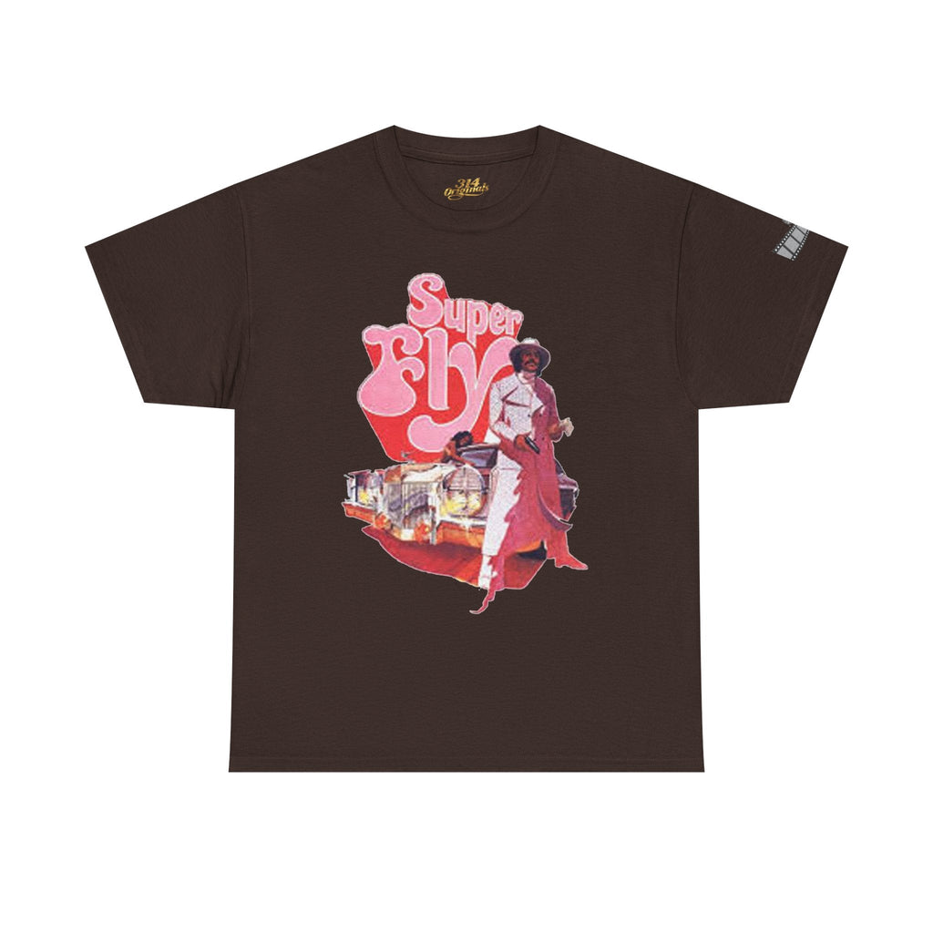 'Super Fly' Graphic Tee — 70s Vintage Movie Style T-Shirt Printify T-Shirt  314 Originals