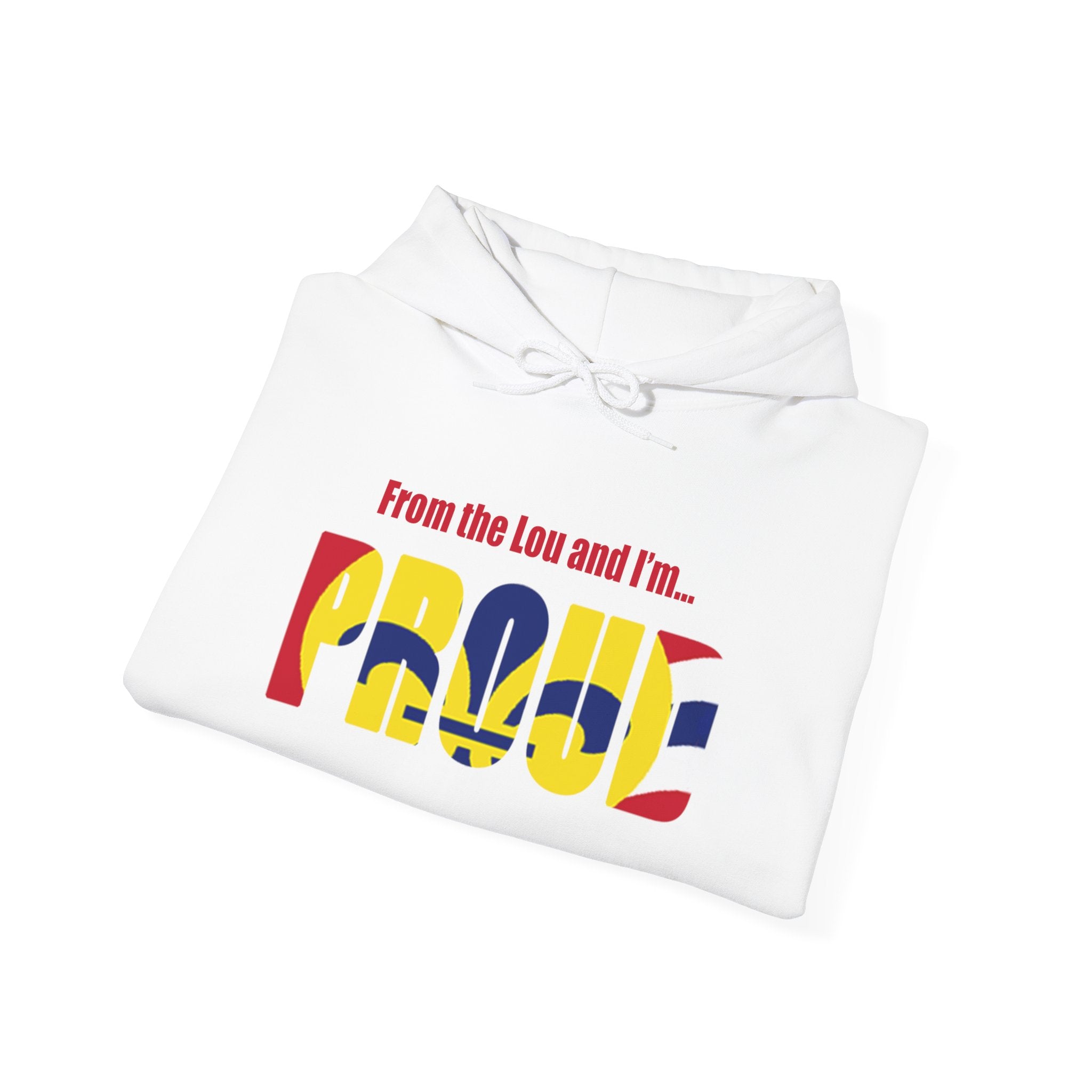 Proud Missouri Fleur-de-lis Hoodie — From the Lou St. Louis Pride Sweatshirt - 314 Originals