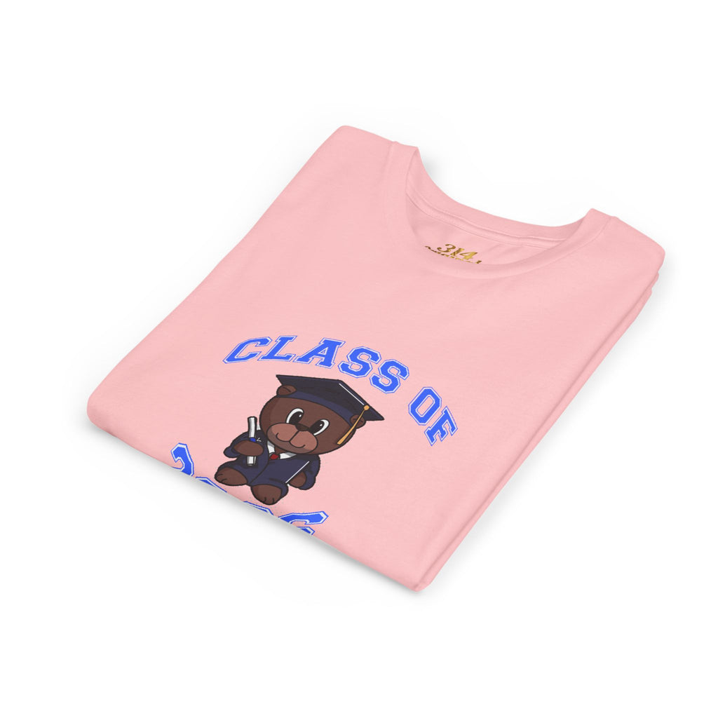 Class of 2026 Kids Graduation T‑Shirt — Cute Graduate Bear Youth Tee