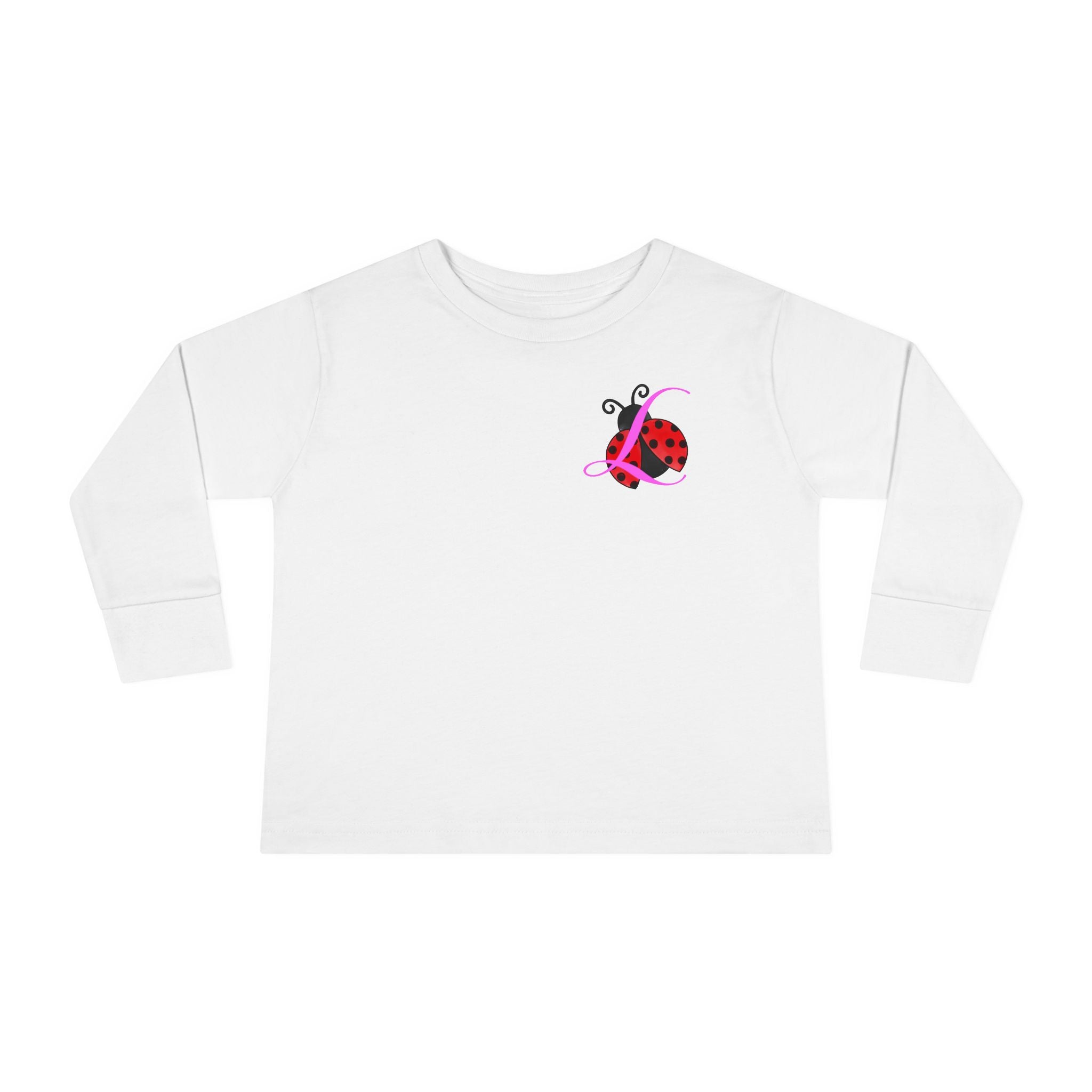 Toddler Long Sleeve Tee — Cute Ladybug Chest Design with “314 Original” Back - 314 Originals