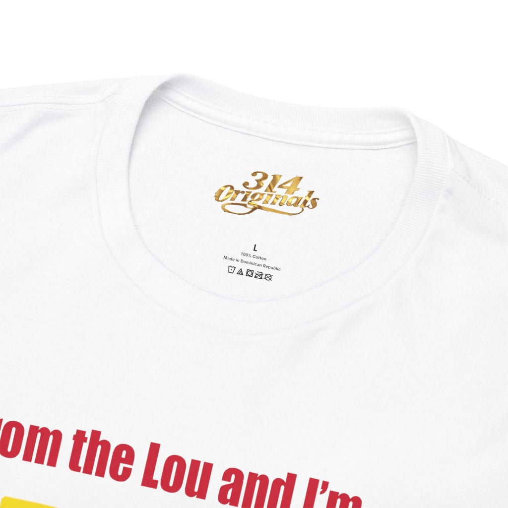 Proud Missouri Flag T-Shirt — "From the Lou and I’m... PROUD" - 314 Originals