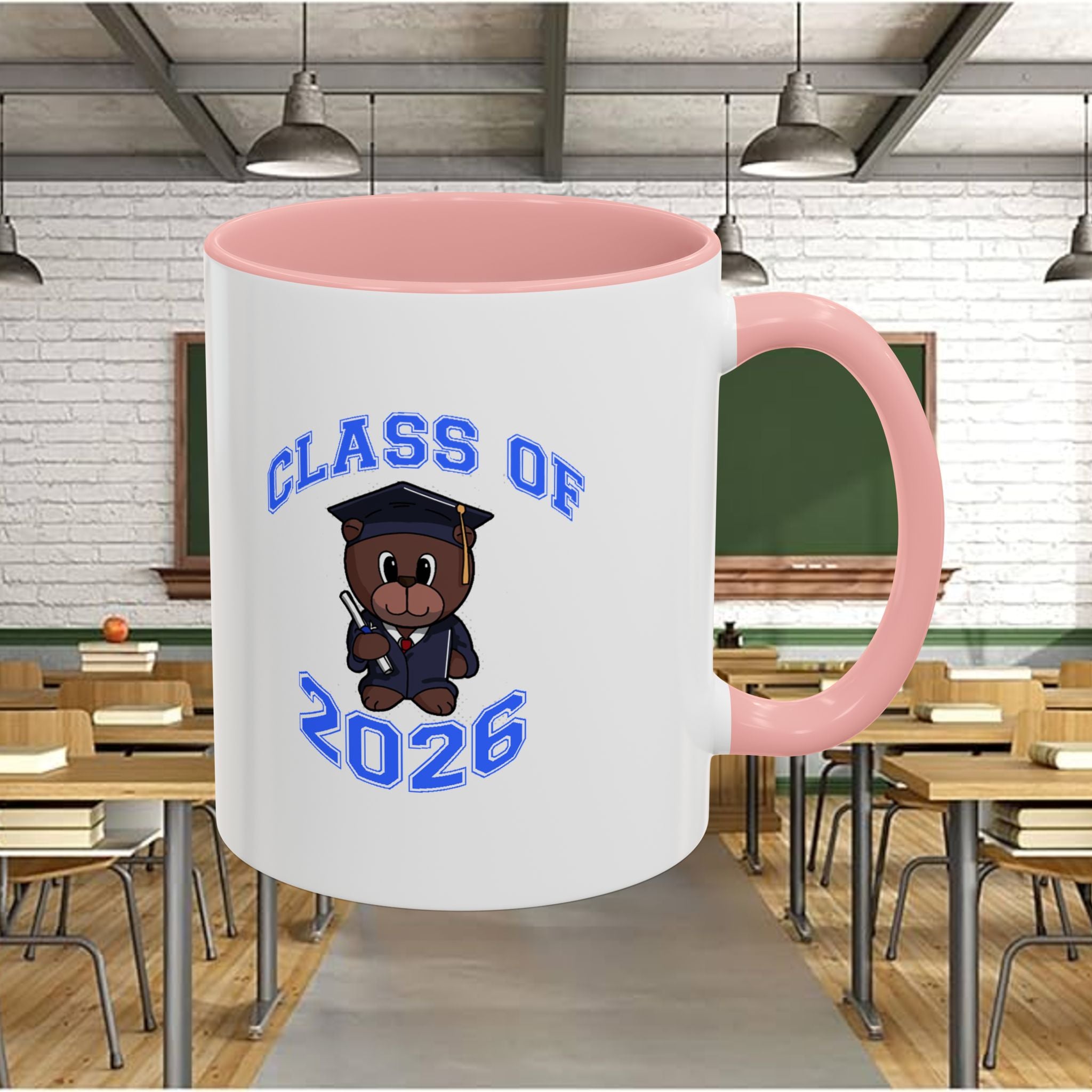 Graduation 2026 Accent Coffee Mug — Class of 2026 Grad Gift