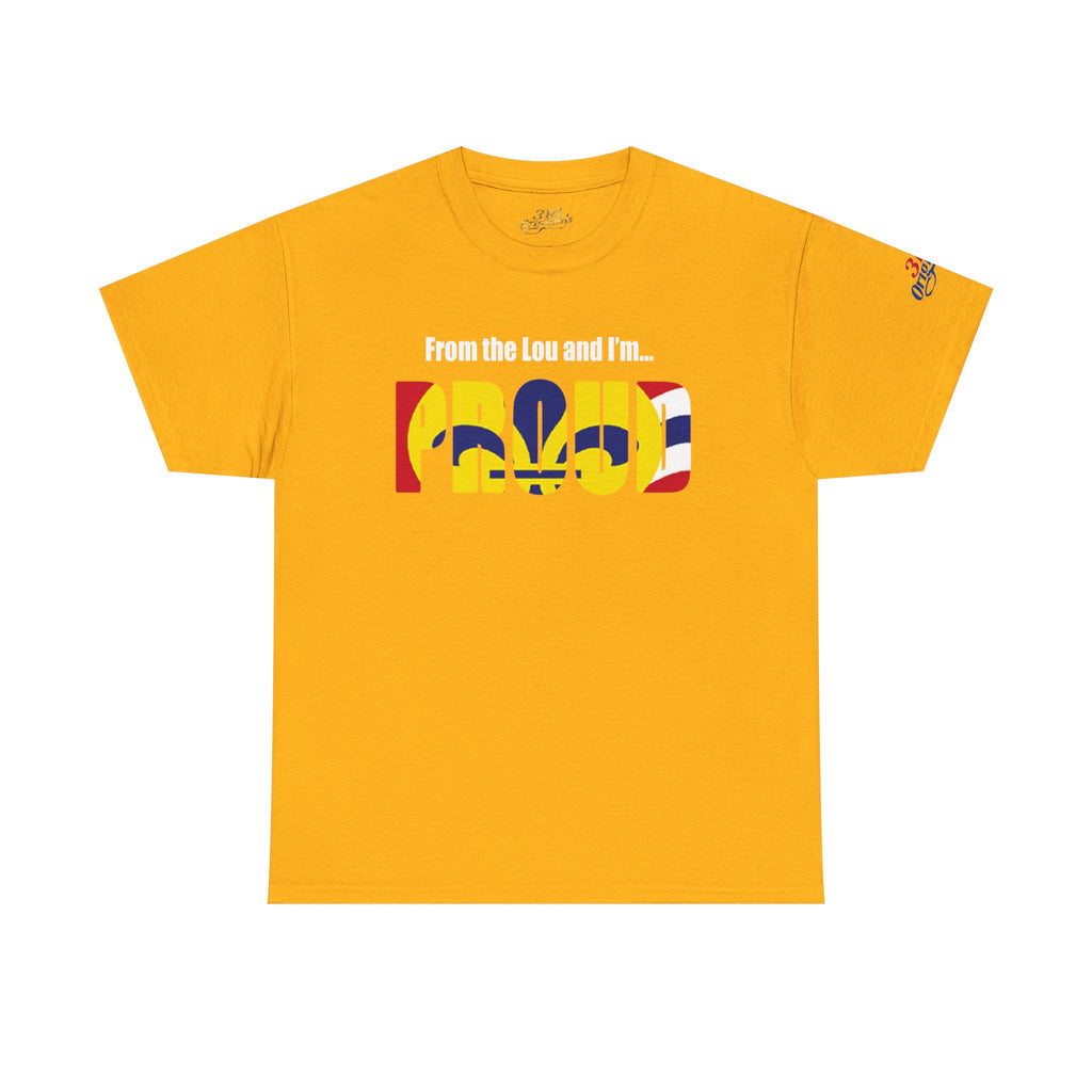 Proud Missouri Flag T-Shirt — "From the Lou and I’m... PROUD" - 314 Originals