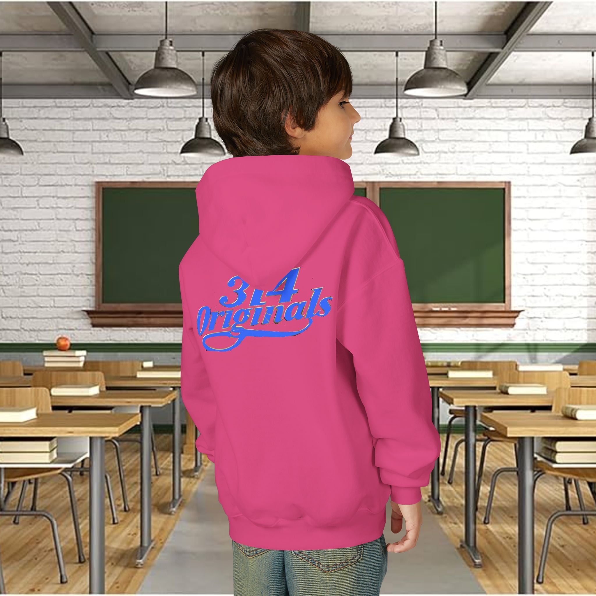 Youth Hoodie - 'Class of 2026' Graduation Bear Hoodie with '314 Originals' Back Print