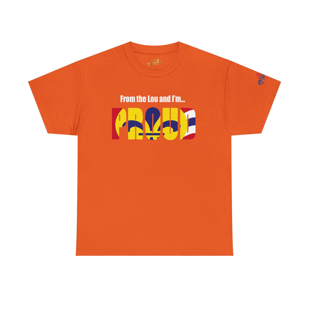 Proud Missouri Flag T-Shirt — "From the Lou and I’m... PROUD" - 314 Originals