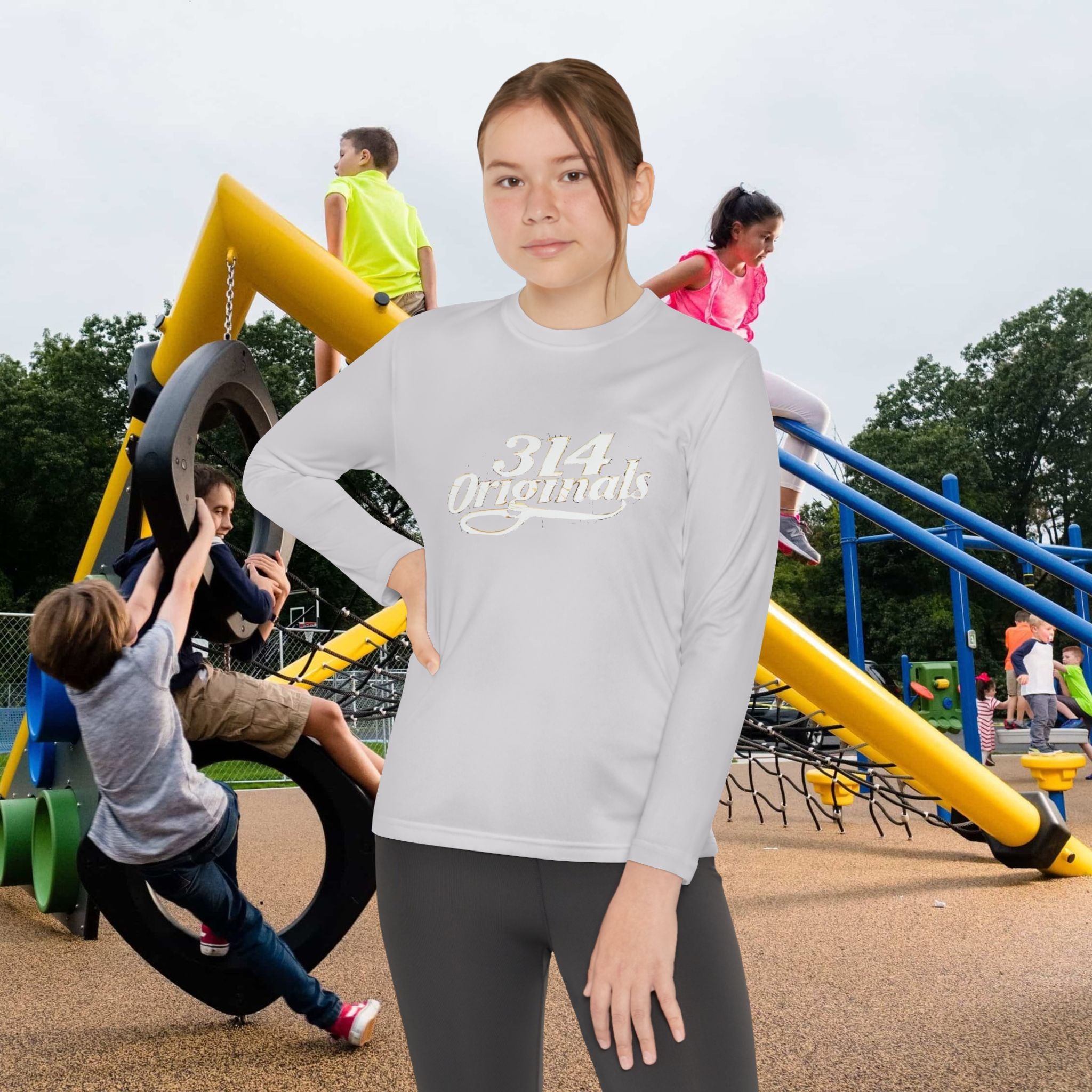 Youth Long Sleeve Tee — "314 Originals" Graphic