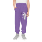Light Purple Youth Joggers with 314 Originals Side Graphic — Kids Athletic Sweatpants - 314 Originals