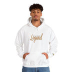 Legend Logo White Hoodie — Classic Streetwear Pullover - 314 Originals