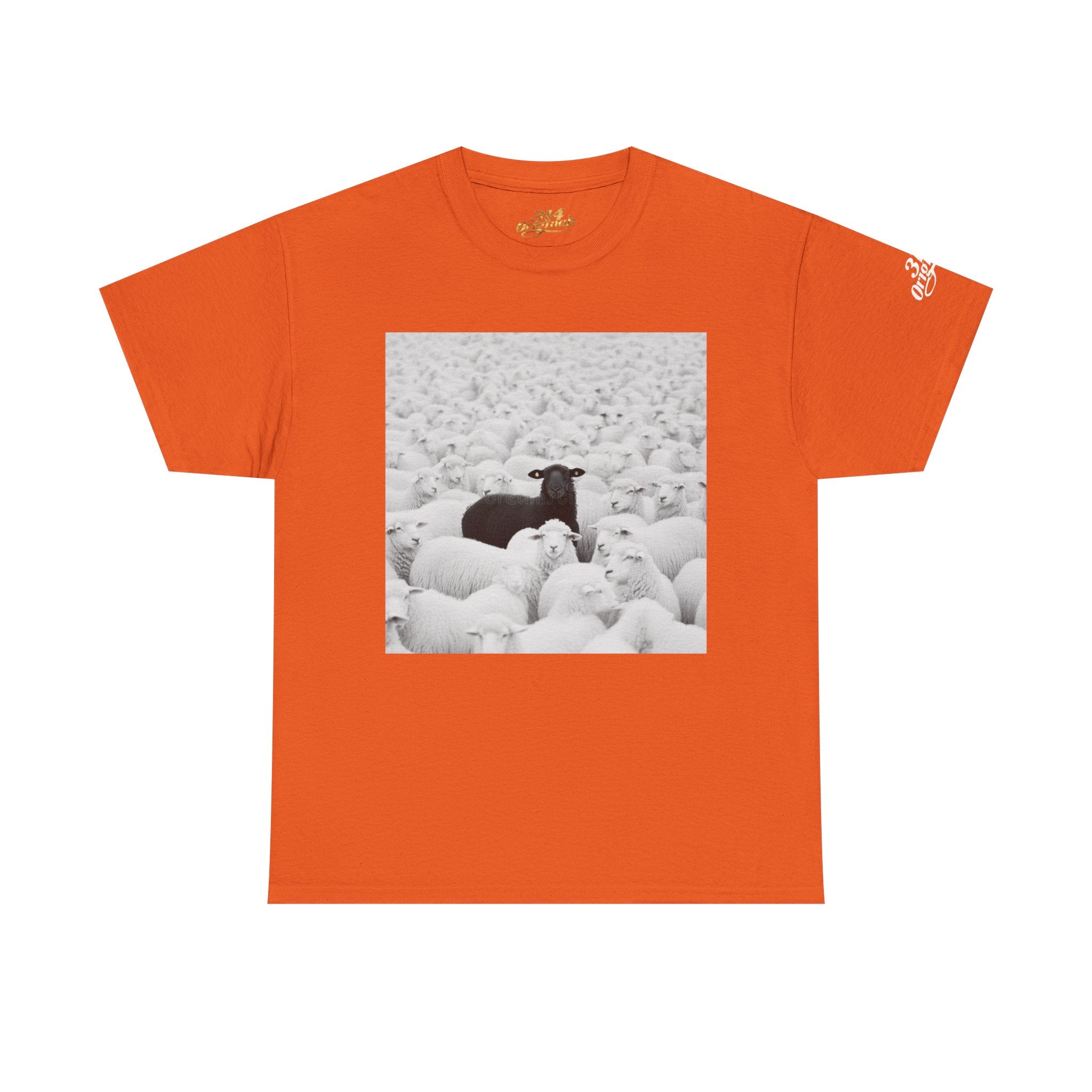 Black Sheep T-Shirt — Funny Contrast Sheep Graphic Tee