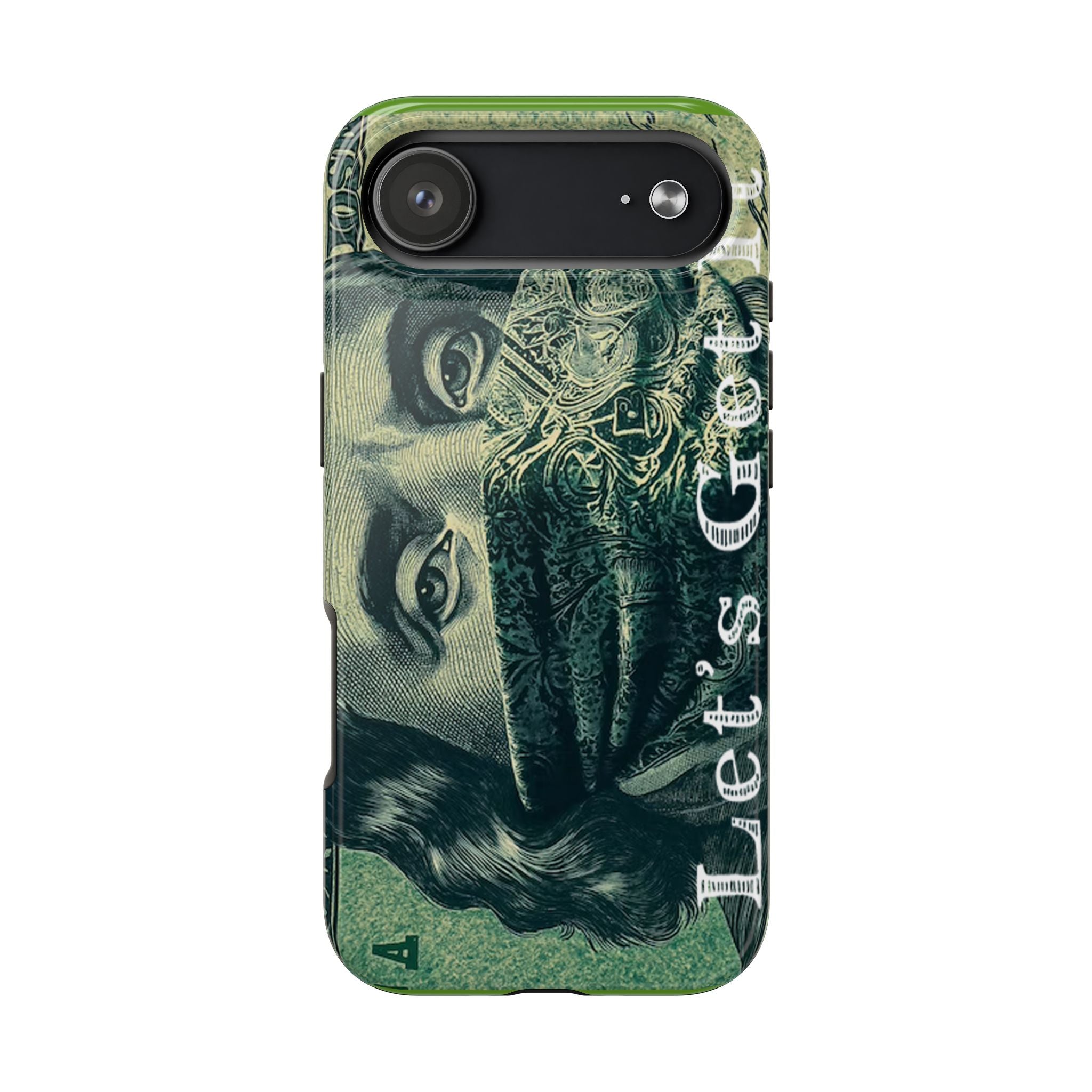 Ben Franklin "Let's Get It" Bandana Design Tough Phone Case Printify Phone Case  314 Originals